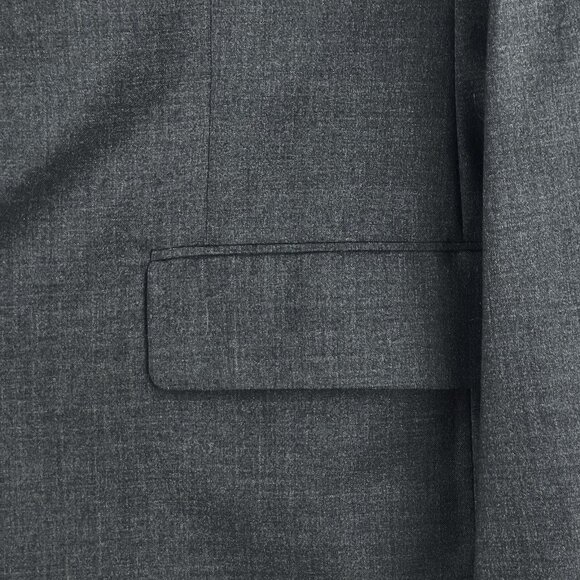 Brooks Brothers Men's Wool Black Blazer Size 42 Regular Three Buttons Full Lined - Picture 13 of 13